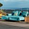 Sail Out Outdoor Sofa aus Metall, Teak & wasserabweisendem Stoff von Rodolfo Dordoni für Cassina 6