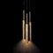 STAV 3 Brass Celling Lamp by Johan Carpner for Konsthantverk 3