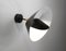 Black Saturn Wall Lamp by Serge Mouille 4