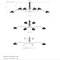 Black and White 6 Rotaiting Arms Ceiling Lamp by Serge Mouille 8