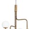 Large Strapatz Glob Brass Ceiling Lamp by Sabina Grubbeson for Konsthantverk 3