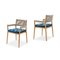 Dine Out Outside Chairs in Teak, Rope & Fabric by Rodolfo Dordoni for Cassina, Set of 6 3