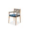 Dine Out Outside Chairs in Teak, Rope & Fabric by Rodolfo Dordoni for Cassina, Set of 6, Image 4