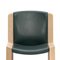 Model 300 Wood and Sørensen Leather Chairs by Joe Colombo, Set of 4 4