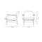 Model 53 Chairs in Fabric and Wood by Finn Juhl, Set of 2 14