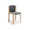 Model 300 Wood Chair with Kvadrat Fabric by Joe Colombo 2