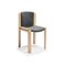 Model 300 Wood Chair with Kvadrat Fabric by Joe Colombo, Image 2