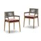 Dine Out Outside Chairs in Teak, Rope & Fabric by Rodolfo Dordoni for Cassina, Set of 2, Image 2