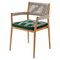 Dine Out Outside Chair in Teak, Rope and Fabric by Rodolfo Dordoni for Cassina 1