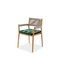 Dine Out Outside Chairs in Teak, Rope & Fabric by Rodolfo Dordoni for Cassina, Set of 2, Image 3