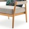 Dine Out Armchairs in Teak, Rope & Fabric by Rodolfo Dordoni for Cassina, Set of 4, Image 8