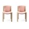 Chairs 300 in Wood and Kvadrat Fabric by Joe Colombo, Set of 2, Image 2