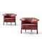Back-Wing Armchairs in Wood, Foam & Leather by Patricia Urquiola for Cassina, Set of 2 2