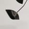 Modern Black Spider Ceiling Lamp with Five Curved Fixed Arms by Serge Mouille, Image 6