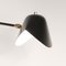 Mid-Century Modern Black Agrafée Table Lamp with Two Swivels by Serge Mouille 3
