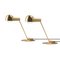 Lampes de Bureau Domo en Laiton par Joe Colombo, Set de 2 2