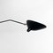 Mid-Century Modern Black Ceiling Lamp with Three Rotating Arms by Serge Mouille, Image 6