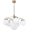 Klyfta 6l Raw Brass Ceiling Lamp by Johan Carpner for Konsthantverk 1