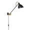 Kh # 1 Black Long Arm Wall Lamp by Sabina Grubson for Konsthantverk 4