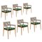 Dine Out Outside Chairs in Teak, Rope and Fabric by Rodolfo Dordoni for Cassina, Set of 6 1