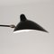 Black 2 Fixed Arms Ceiling Lamp by Serge Mouille 3