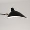 Black 2 Fixed Arms Ceiling Lamp by Serge Mouille, Image 3