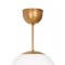 Glob Brass D20 Ceiling Lamp from Konsthantverk, Image 3