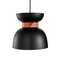Liv Black Ceiling Lamp by Sami Kallio for Konsthantverk, Image 4