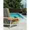 Fenc-E-Nature Outdoor Sofa aus Stahl, Teak & Stoff von Philippe Starck für Cassina 3