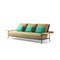 Fenc-E-Nature Outdoor Sofa aus Stahl, Teak & Stoff von Philippe Starck für Cassina 2