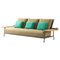 Fenc-E-Nature Outdoor Sofa aus Stahl, Teak & Stoff von Philippe Starck für Cassina 1