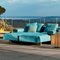 Sail Out Outdoor Sofa aus Metall, Teak & wasserabweisendem Stoff von Rodolfo Dordoni für Cassina 5