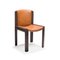 Model 300 Chairs in Wood and Sørensen Leather by Joe Colombo, Set of 4 5