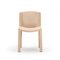 Model 300 Chairs in Wood and Sørensen Leather by Joe Colombo, Set of 4 16