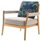 Dine Out Armchair Teak in Rope and Water-Repellent Fabric by Rodolfo Dordoni for Cassina, Image 1