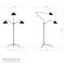 Lámpara de pie giratoria de 3 brazos en negro de Serge Mouille, Imagen 13
