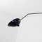 Schwarze Mid-Century Modern Deckenlampe mit Sechs Drehbaren Armen von Serge Mouille 6