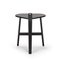 Bronco Black Lacquered Wood Stool by Guillaume Delvigne 2