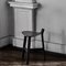 Bronco Black Lacquered Wood Stool by Guillaume Delvigne, Image 3