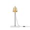 Anatomy Lab Light Table Brass, Porcelain & Steel Table Lamp by Joe Colombo, Image 3