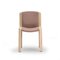 Chairs 300 in Wood and Kvadrat Fabric by Joe Colombo, Set of 2 3