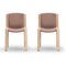 Chairs 300 in Wood and Kvadrat Fabric by Joe Colombo, Set of 2 2