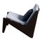 Kangaroo Low Armchair in Wood & Cane with Cushions by Pierre Jeanneret for Cassina 1