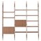 Modular Bookcase Infinito in Wood by Franco Albini for Cassina, Image 1