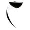 Black Flame Wall Lamp by Serge Mouille 1