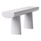 Wood Console Table in Light Grey Color by Aldo Bakker, Image 1