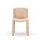Chair 300 in Wood and Sørensen Leather by Joe Colombo, Set of 6 17