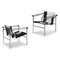 Lc1 Chairs by Le Corbusier, Pierre Jeanneret & Charlotte Perriand for Cassina, Set of 2 2