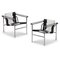 Lc1 Chairs by Le Corbusier, Pierre Jeanneret & Charlotte Perriand for Cassina, Set of 2, Image 3