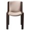 Chair 300 Stuhl aus Holz und Kvadrat Stoff von Joe Colombo 1
